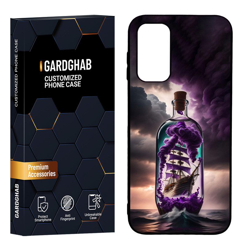 کاور گارد قاب مدل دور ژله ای هنری مناسب برای گوشی موبایل سامسونگ Galaxy A14