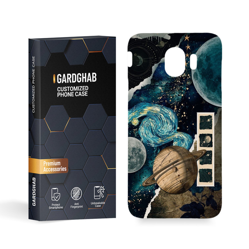 کاور گارد قاب مدل هنری مناسب برای گوشی موبایل سامسونگ Galaxy J4 2018