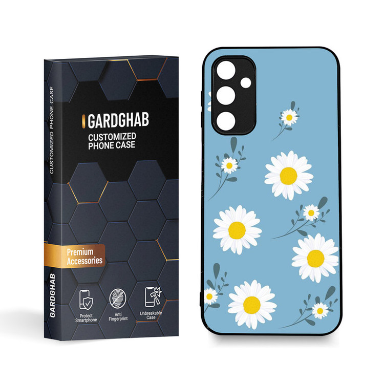 کاور گارد قاب طرح گل مناسب برای گوشی موبایل سامسونگ Galaxy A24 4G