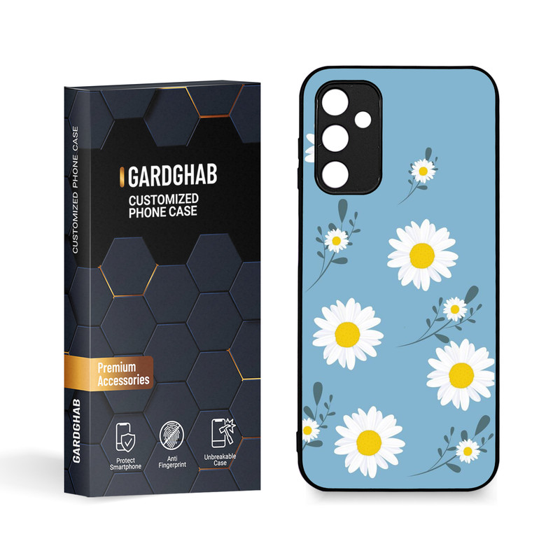 کاور گارد قاب طرح گل مناسب برای گوشی موبایل سامسونگ Galaxy A14