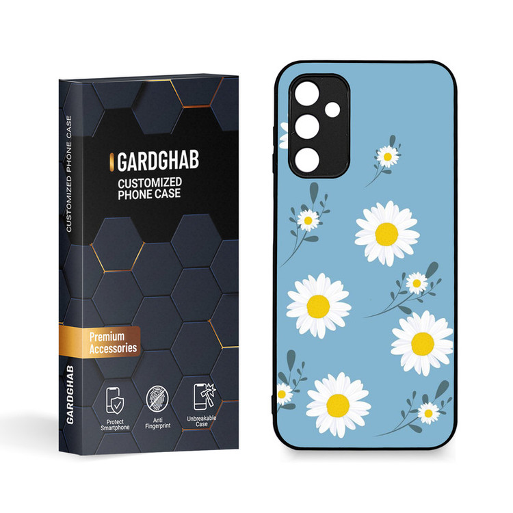 کاور گارد قاب طرح گل مناسب برای گوشی موبایل سامسونگ Galaxy A14