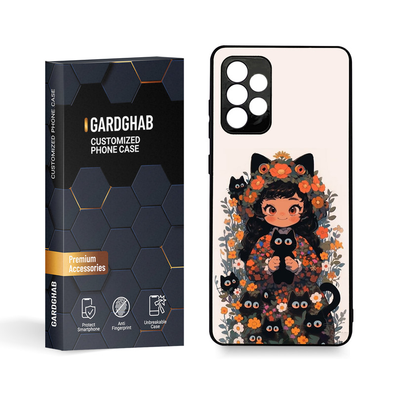 کاور گارد قاب مدل دخترانه مناسب برای گوشی موبایل سامسونگ Galaxy A72