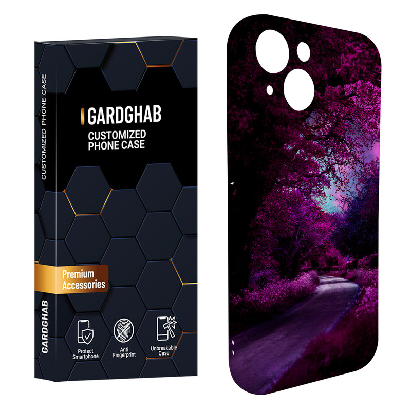 کاور گارد قاب مدل منظره و طبیعت مناسب برای گوشی موبایل اپل iPhone 14 Plus