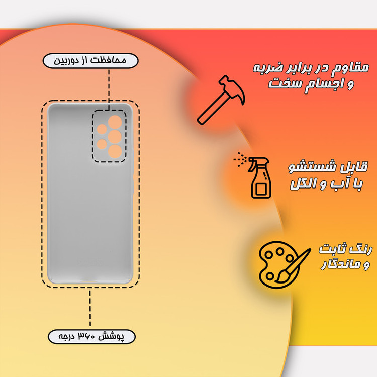 کاور قاب موبایل علوی مدل HML مناسب برای گوشی موبایل سامسونگ Galaxy A53