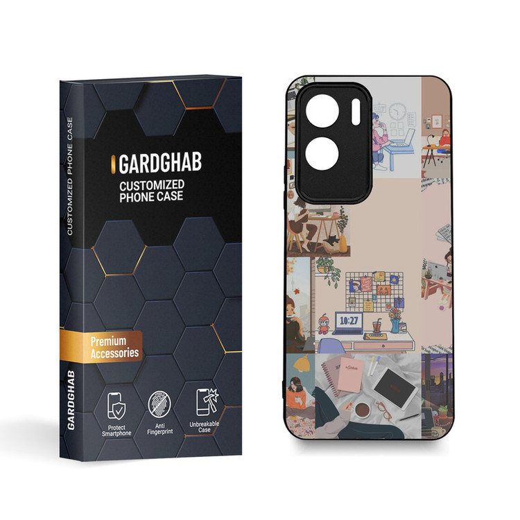 کاور گارد قاب مدل دخترانه مناسب برای گوشی موبایل آنر X50i \ 90 Lite 5G