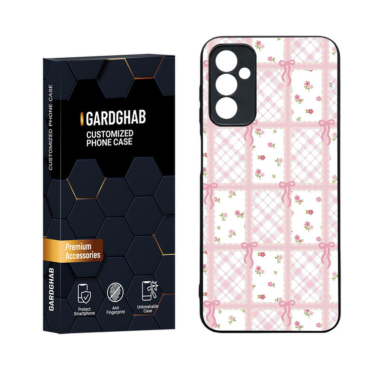 کاور گارد قاب مدل دورژله ای پشت گلس دخترانه مناسب برای گوشی موبایل سامسونگ Galaxy M13 4G