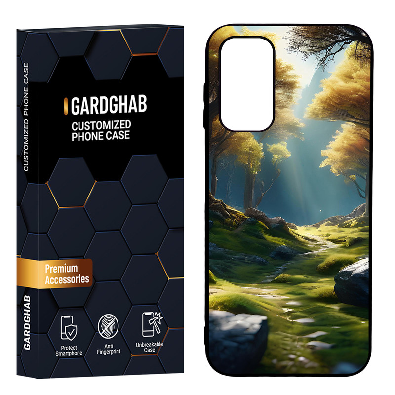 کاور گارد قاب مدل دور ژله ای هنری مناسب برای گوشی موبایل سامسونگ Galaxy A14