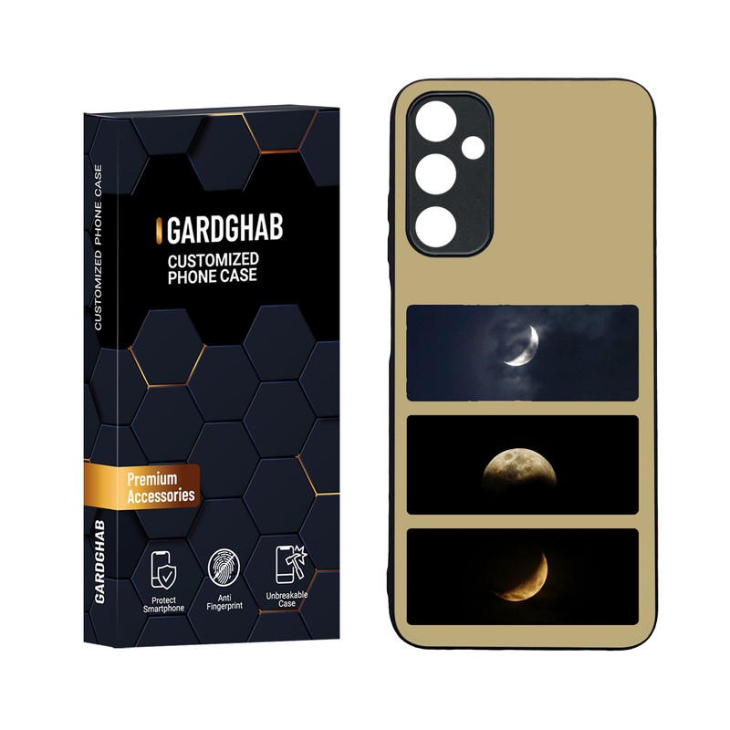 کاور گارد قاب مدل دورژله ای پشت گلس کهکشان مناسب برای گوشی موبایل سامسونگ Galaxy A05s
