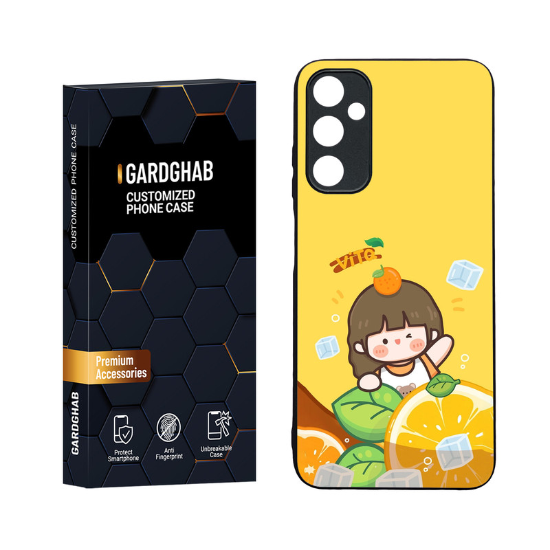 کاور گارد قاب مدل دورژله ای پشت گلس دخترانه مناسب برای گوشی موبایل سامسونگ Galaxy A05s