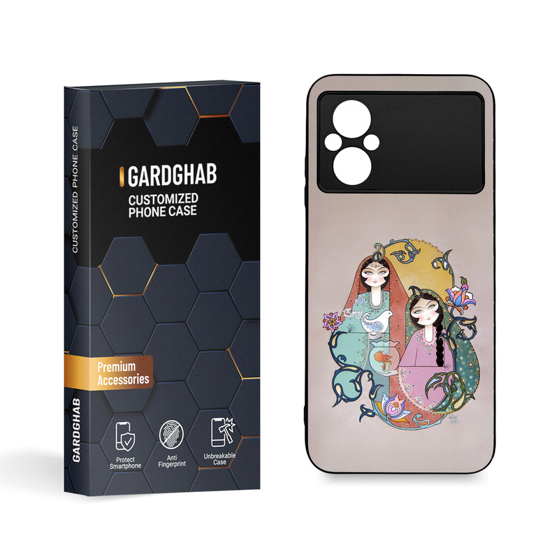 کاور گارد قاب مدل دخترانه مناسب برای گوشی موبایل شیائومی Poco M4 5G / M5 4G