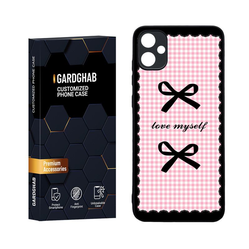 کاور گارد قاب مدل دورژله ای پشت گلس دخترانه مناسب برای گوشی موبایل سامسونگ Galaxy A05