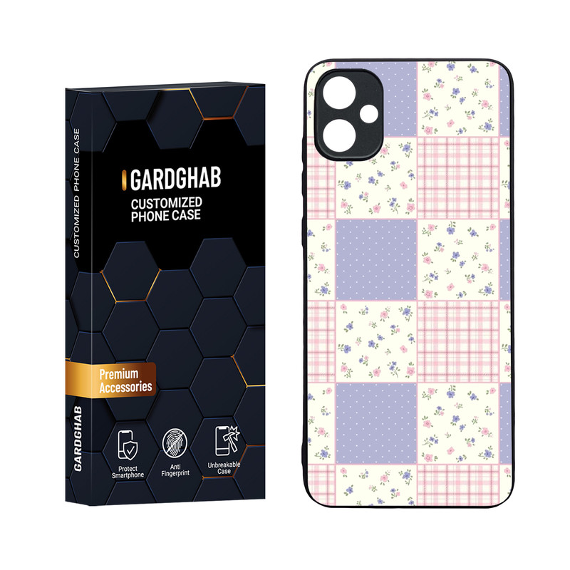 کاور گارد قاب مدل دورژله ای پشت گلس دخترانه مناسب برای گوشی موبایل  سامسونگ Galaxy A05