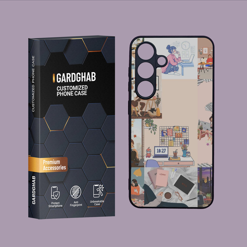 کاور گارد قاب مدل دخترانه مناسب برای گوشی موبایل سامسونگ Galaxy S24