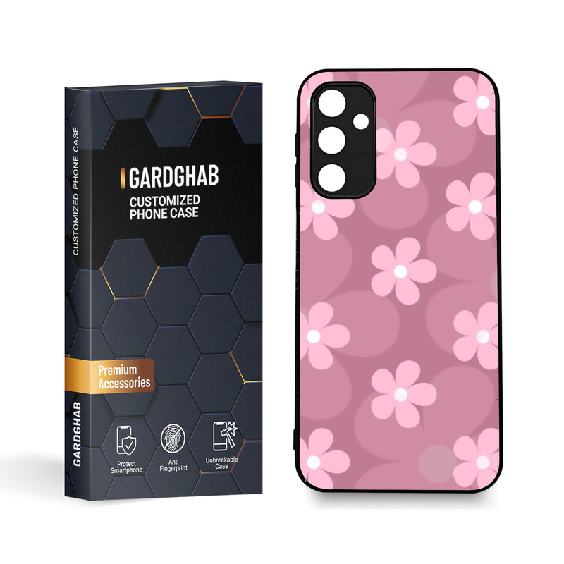کاور گارد قاب طرح گل مناسب برای گوشی موبایل سامسونگ Galaxy A24 4G