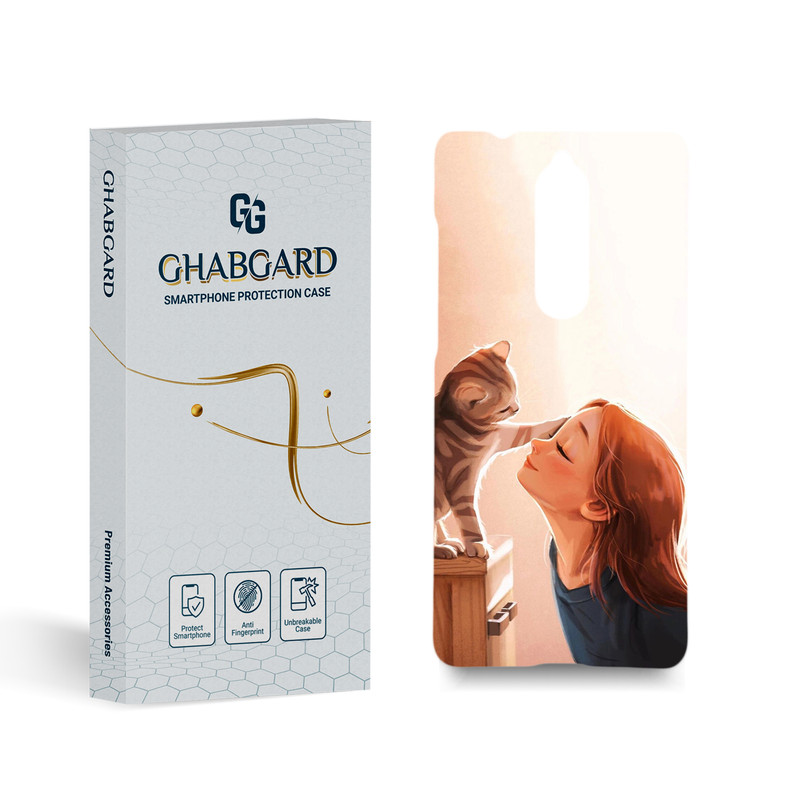 کاور قاب گارد مدل دخترانه مناسب برای گوشی موبایل نوکیا 5.1