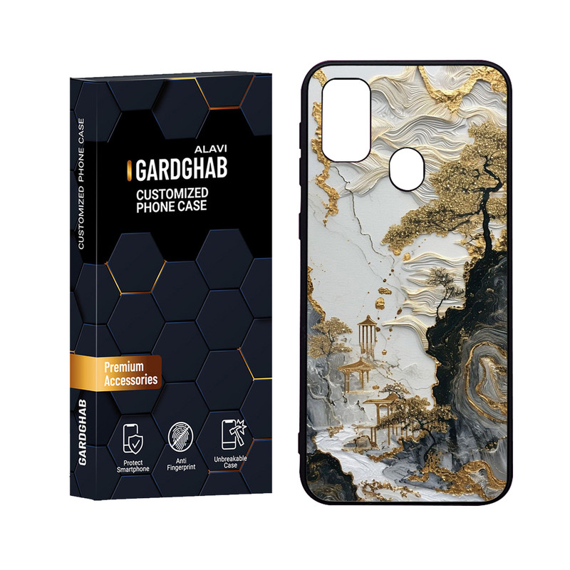 کاور گارد قاب علوی مدل Glass مناسب برای گوشی موبایل سامسونگ Galaxy M30S