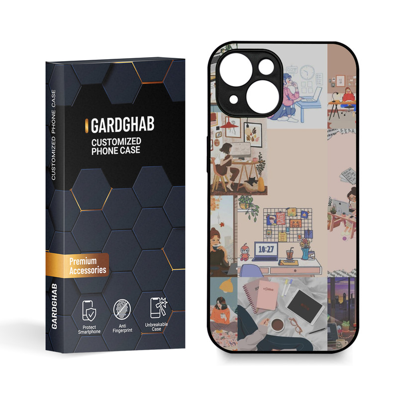 کاور گارد قاب مدل دخترانه مناسب برای گوشی موبایل اپل iPhone 15
