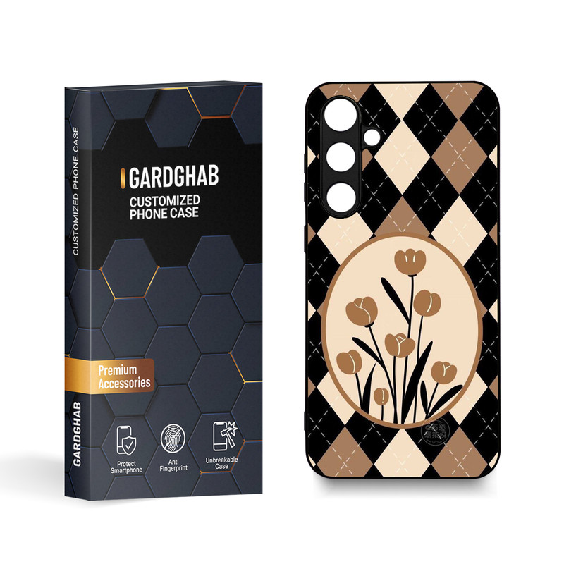 کاور گارد قاب طرح گل مناسب برای گوشی موبایل سامسونگ Galaxy S23 FE