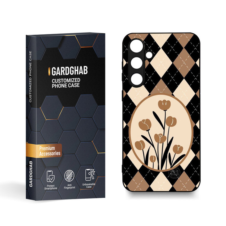 کاور گارد قاب طرح گل مناسب برای گوشی موبایل سامسونگ Galaxy S23 FE