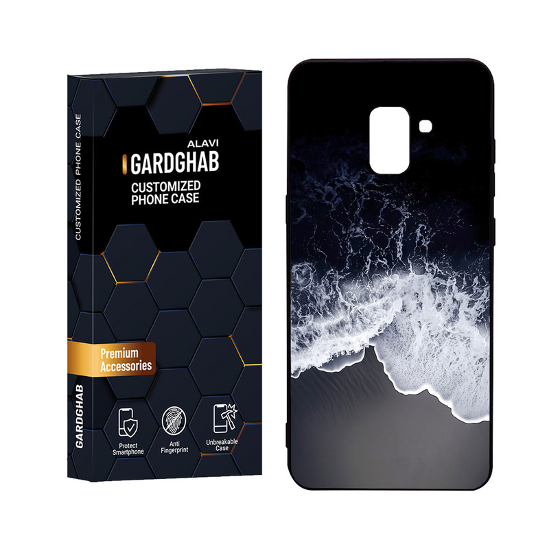 کاور گارد قاب علوی مدل Glass مناسب برای گوشی موبایل سامسونگ Galaxy A8 Plus
