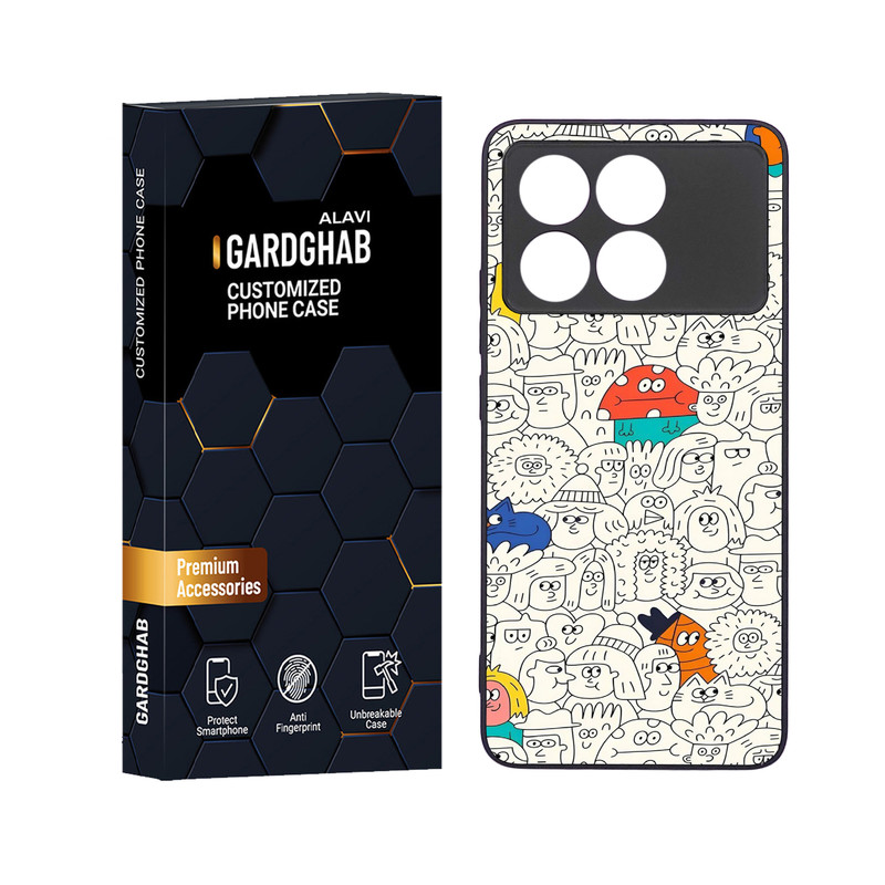 کاور گارد قاب علوی مدل دور ژله ای مناسب برای گوشی موبایل شیائومی Poco X6 Pro