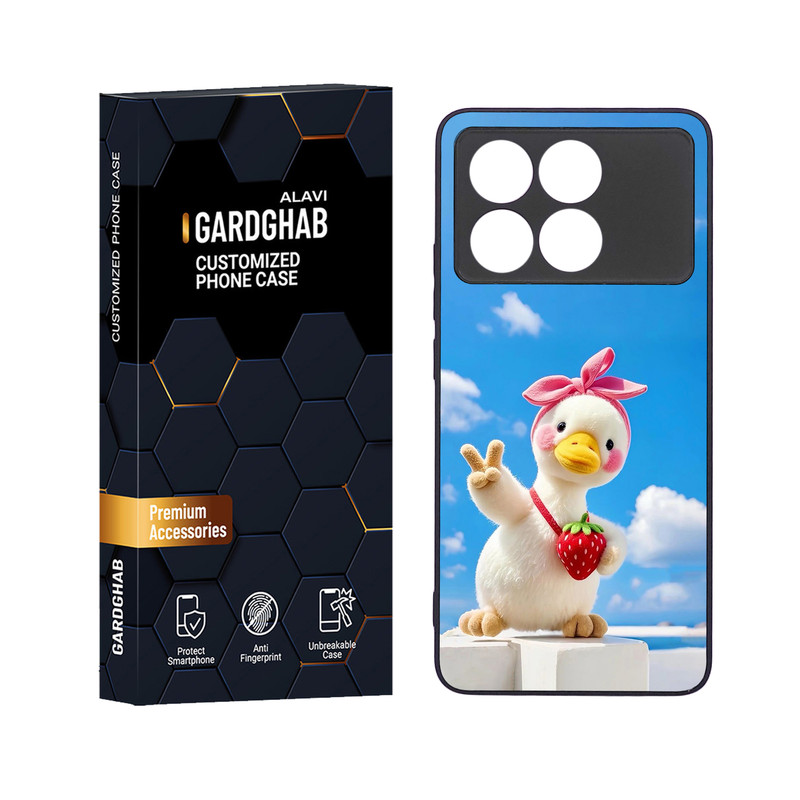 کاور گارد قاب علوی مدل دور ژله ای مناسب برای گوشی موبایل شیائومی Poco X6 Pro