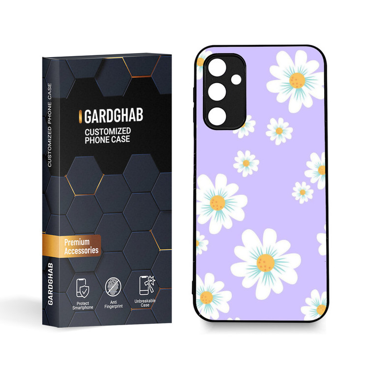 کاور گارد قاب طرح گل مناسب برای گوشی موبایل سامسونگ Galaxy A24 4G
