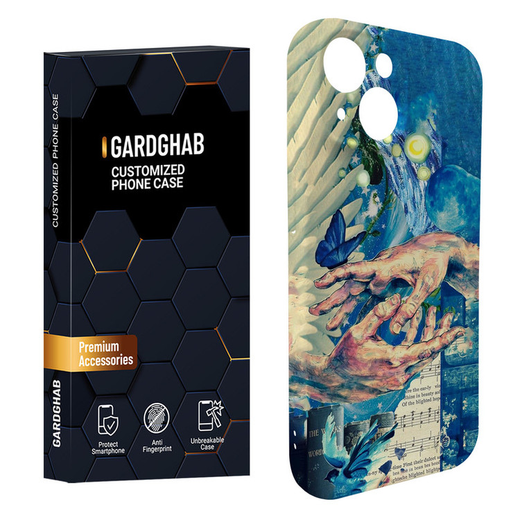 کاور گارد قاب مدل هنری مناسب برای گوشی موبایل اپل iPhone 14 Plus