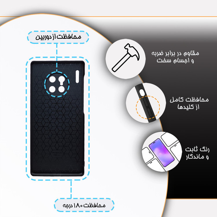 کاور گارد قاب مدل دخترانه مناسب برای گوشی موبایل هوآوی Mate 30 Pro