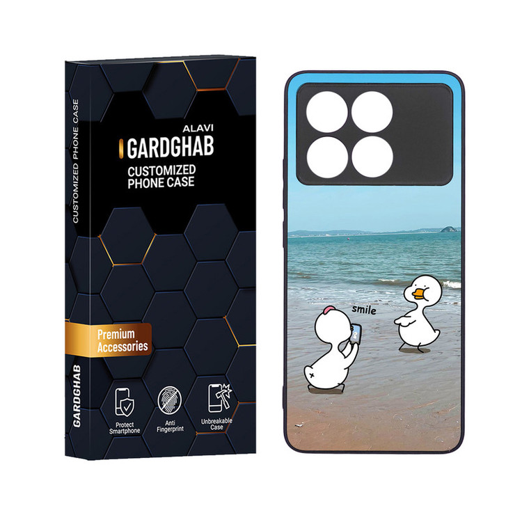 کاور گارد قاب علوی مدل دور ژله ای مناسب برای گوشی موبایل شیائومی Poco X6 Pro
