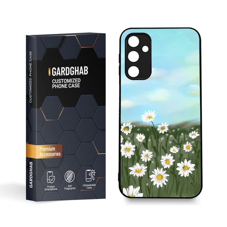 کاور گارد قاب طرح گل مناسب برای گوشی موبایل سامسونگ Galaxy A24 4G