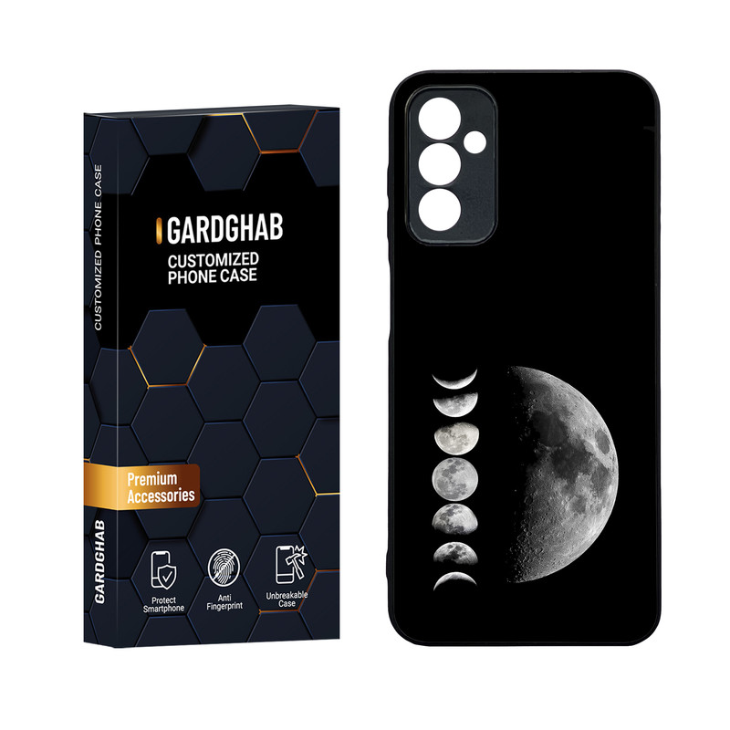 کاور گارد قاب مدل دورژله ای پشت گلس کهکشان مناسب برای گوشی موبایل سامسونگ Galaxy M13 4G