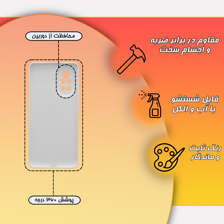کاور گارد قاب علوی مدل SML مناسب برای گوشی موبایل هوآوی Nova 8