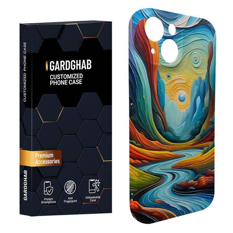 کاور گارد قاب مدل هنری مناسب برای گوشی موبایل اپل iPhone 14 Plus