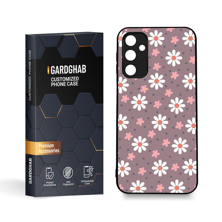 کاور گارد قاب طرح گل مناسب برای گوشی موبایل سامسونگ Galaxy A24 4G