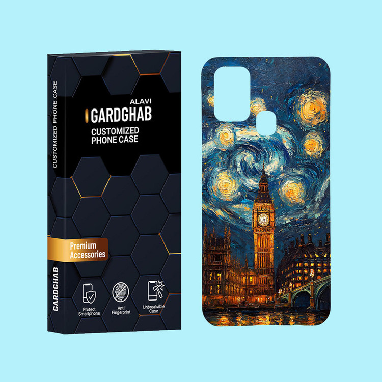 کاور گارد قاب علوی مدل هنری مناسب برای گوشی موبایل سامسونگ Galaxy M31