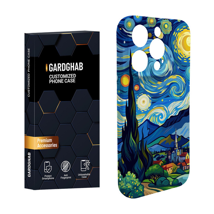 کاور گارد قاب مدل هنری مناسب برای گوشی موبایل اپل iPhone15 pro