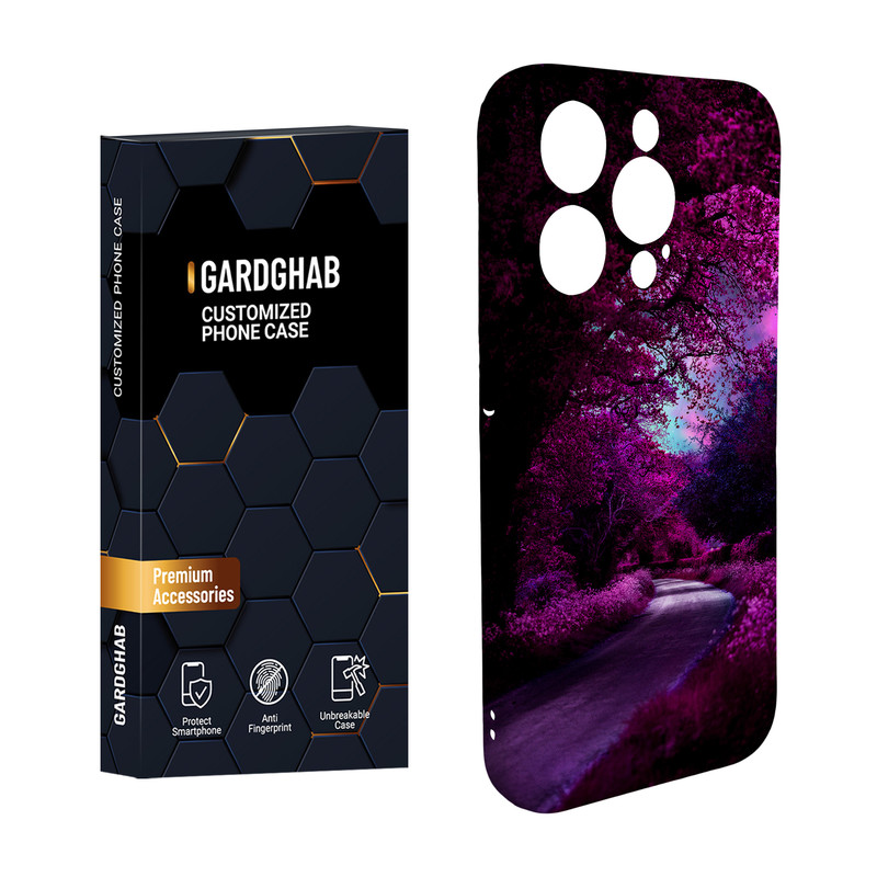 کاور گارد قاب مدل منظره و طبیعت مناسب برای گوشی موبایل اپل iPhone 15 Promax
