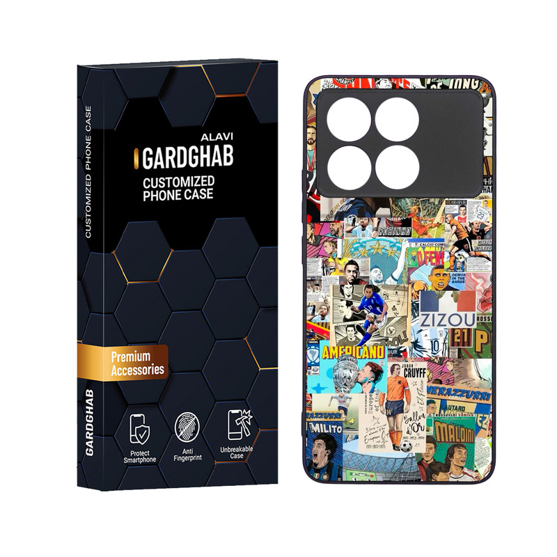 کاور گارد قاب علوی مدل دور ژله ای مناسب برای گوشی موبایل شیائومی Poco X6 Pro