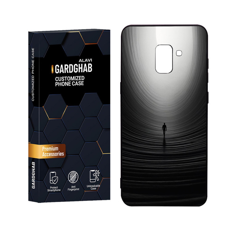 کاور گارد قاب علوی مدل Glass مناسب برای گوشی موبایل سامسونگ Galaxy A8 Plus