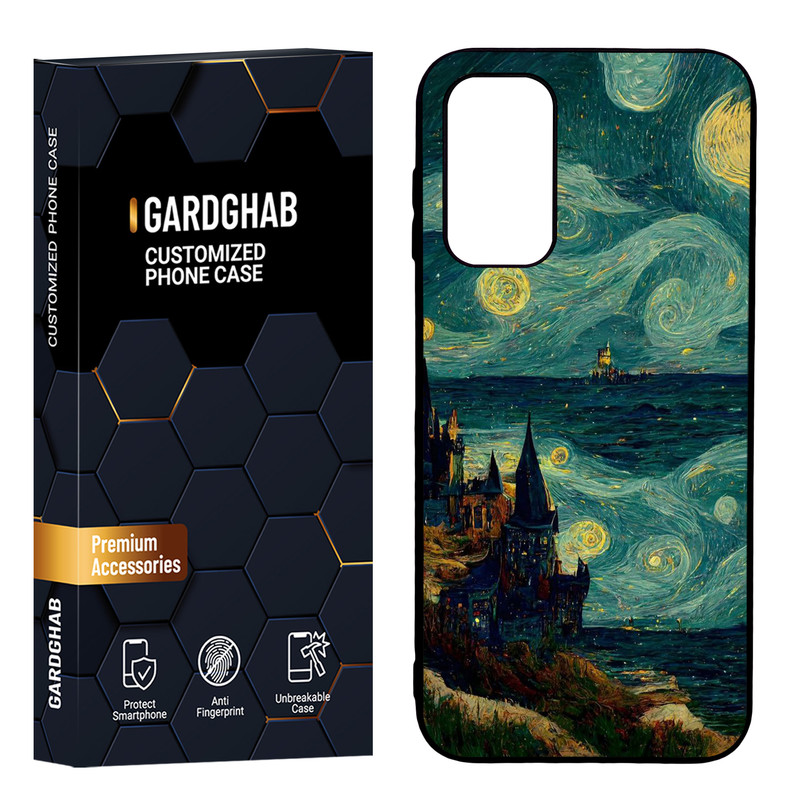 کاور گارد قاب مدل دور ژله ای هنری مناسب برای گوشی موبایل سامسونگ Galaxy A14