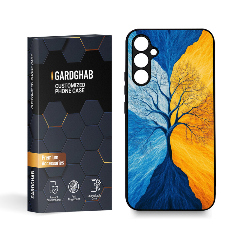 کاور گارد قاب مدل دورژله ای هنری مناسب برای گوشی موبایل سامسونگ Galaxy A34