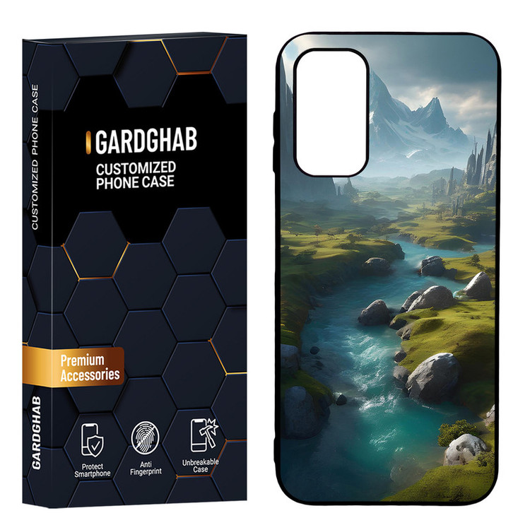 کاور گارد قاب مدل هنری مناسب برای گوشی موبایل سامسونگ Galaxy A14
