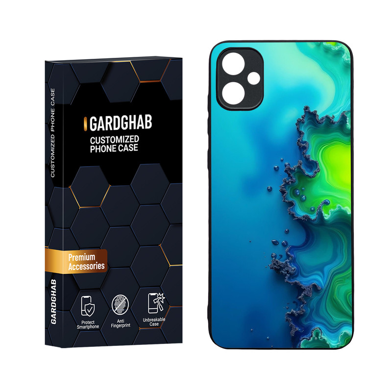 کاور گارد قاب مدل دورژله ای پشت گلس ساده مناسب برای گوشی موبایل سامسونگ Galaxy A05
