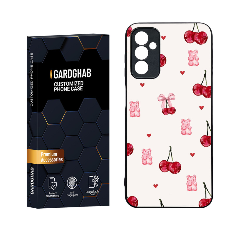 کاور گارد قاب مدل دورژله ای پشت گلس دخترانه مناسب برای گوشی موبایل سامسونگ Galaxy M13 4G