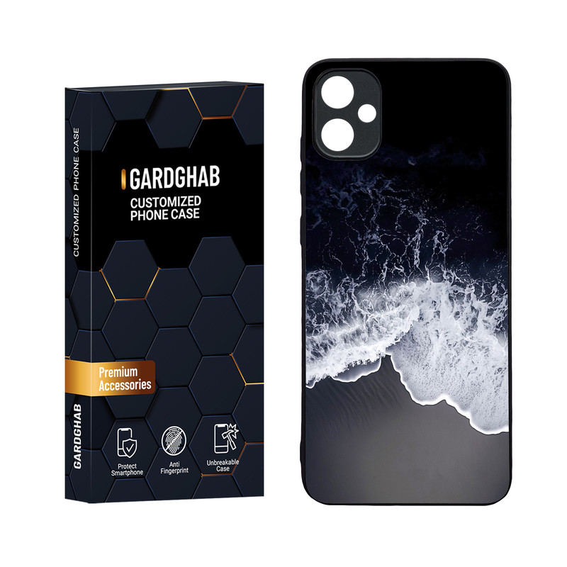 کاور گارد قاب مدل دورژله ای پشت گلس طبیعت مناسب برای گوشی موبایل سامسونگ Galaxy A05