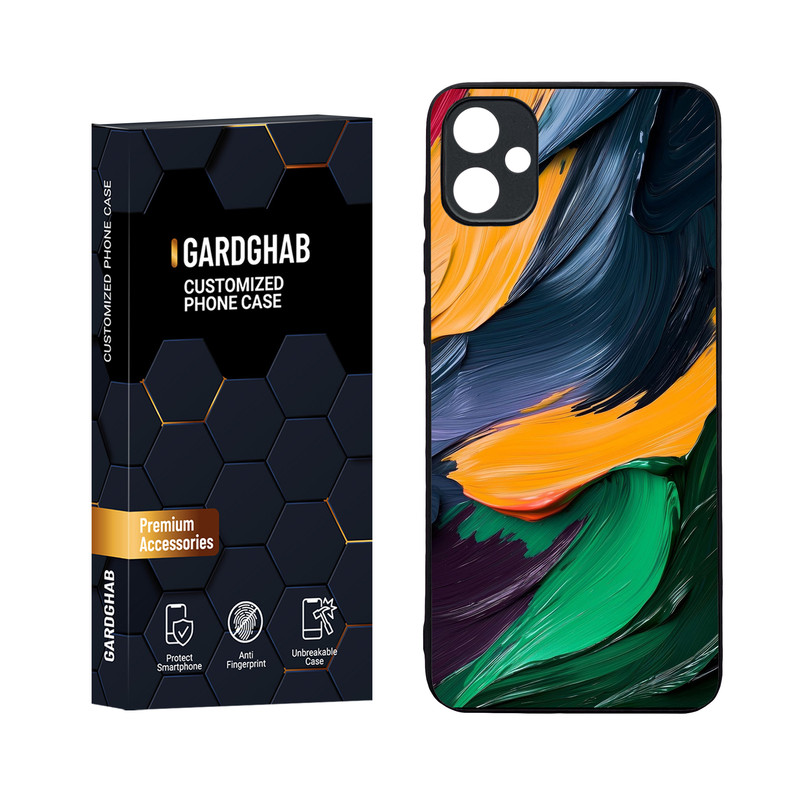 کاور گارد قاب مدل دورژله ای پشت گلس ساده مناسب برای گوشی موبایل سامسونگ Galaxy A05