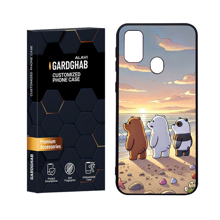 کاور گارد قاب علوی مدل Glass مناسب برای گوشی موبایل سامسونگ Galaxy M30S