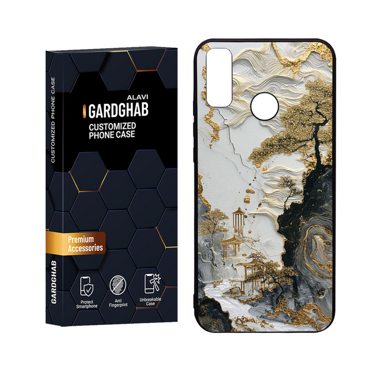 کاور گارد قاب علوی مدل Glass مناسب برای گوشی موبایل هوآوی Y8s