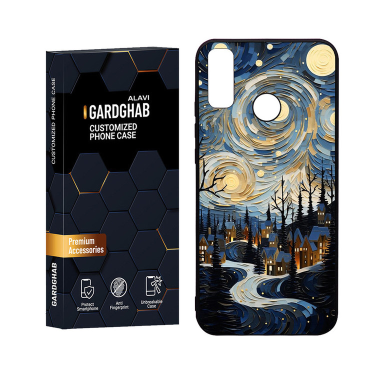 کاور گارد قاب علوی مدل Glass مناسب برای گوشی موبایل هواوی Y8s